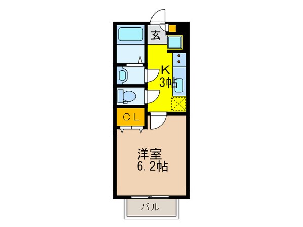 パル石橋の物件間取画像